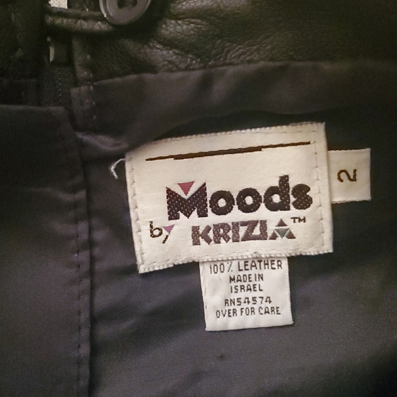 Gorgeous real leather black mini skirt - Picture 2 of 6